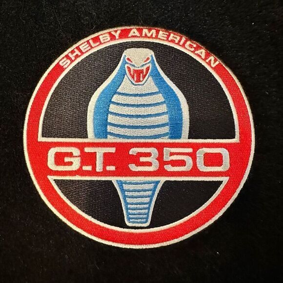 Set Of 4 Ford Mustang SHELBY American GT350 Logo Floor Mats Carpet Black OS - Picture 7 of 7